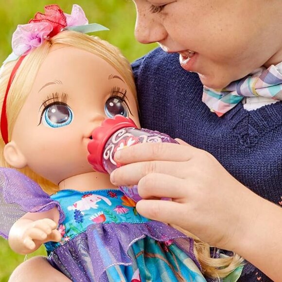 New in Box Baby Alive Forest Emma Doll w/15+ Sounds Blonde and a Mini Story Book - Picture 6 of 16